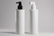 헤어스프레이 PET 250ml 원형각백색용기