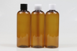 일반캡(D) PET 400ml 원형갈색용기(LR)