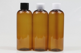 일반이중캡(D) PET 400ml 원형갈색용기(LR)