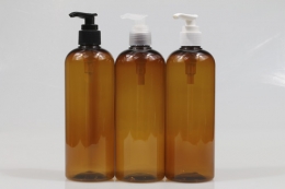 디스펜서 PET 400ml 원형갈색용기(LR)