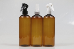 미니건스프레이 PET 400ml 원형갈색용기(LR)