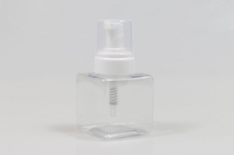 거품펌프 PET 250ml 사각투명용기