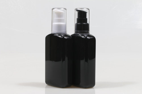 에센스펌프 PET 100ml 사각납작검정용기