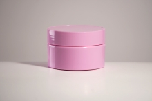 크림 PP 80g 원형연핑크용기(리드포함)