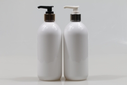 금속디스펜서 PET 390ml 원형백색용기