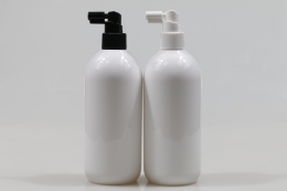 헤어스프레이 PET 390ml 원형백색용기