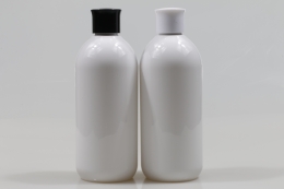 왕관캡 PET 390ml 원형백색용기