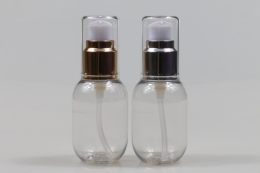 금속에센스펌프 PET 50ml 원형투명용기(Y)