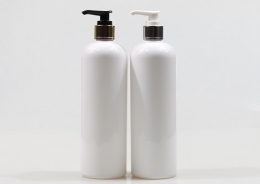 금속디스펜서 24&Oslash; PET 490ml 원형백색용기(L)