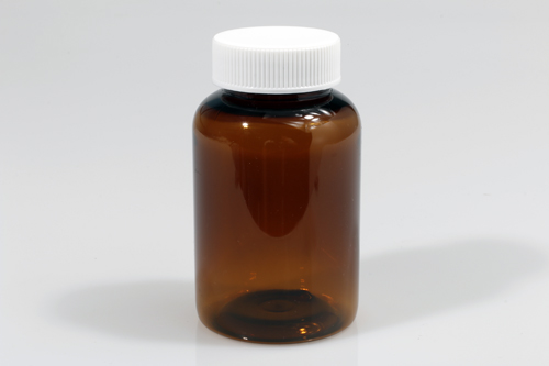 일반캡(백색) PET 130ml 원형갈색용기