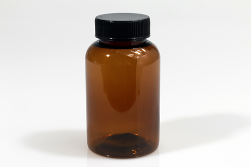 일반캡(검정) PET 150ml 원형갈색용기