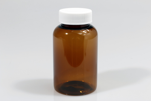 일반캡(백색) PET 150ml 원형갈색용기