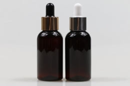 금속스포이드 PET 50ml 원형갈색용기(R)
