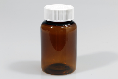 안전캡제약 PET 130ml 원형갈색용기