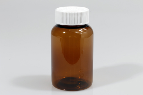안전캡제약 PET 150ml 원형갈색용기
