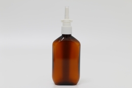 코스프레이 PET 100ml 사각납작갈색용기(A)
