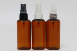 스프레이 PET 80ml 원형갈색용기(R)