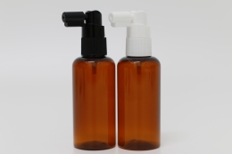 헤어스프레이 PET 80ml 원형갈색용기(R)