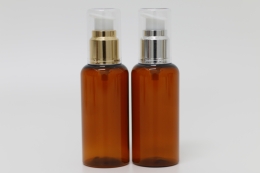 금속에센스펌프 PET 80ml 원형갈색용기(R)