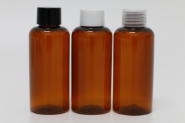 일반캡(민자) PET 80ml 원형갈색용기(R)