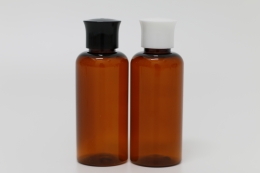 왕관캡 PET 80ml 원형갈색용기(R)