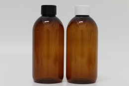 안전캡 PET 500ml 원형갈색용기(B)