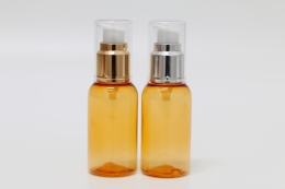 금속에센스펌프 PET 50ml 원형주황용기(R)
