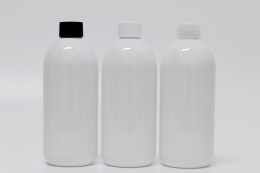 일반캡(톱니) PET 390ml 원형백색용기