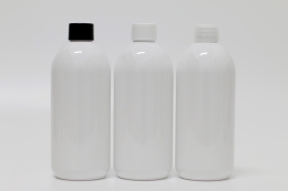 일반캡(민자) PET 390ml 원형백색용기