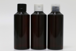 원터치캡 PET 150ml 원형진갈색A형용기