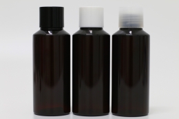 일반캡(D) PET 150ml 원형진갈색A형용기