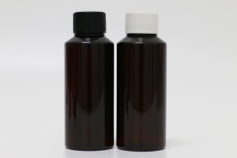 안전캡 PET 150ml 원형진갈색A형용기