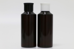 왕관캡 PET 150ml 원형진갈색A형용기