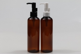 오일펌프 PET 200ml 원형갈색용기(C)