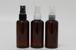 스프레이 PET 80ml 원형 짙은 갈색용기(R)