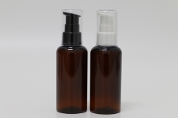 에센스펌프 PET 80ml 원형 짙은 갈색용기(R)
