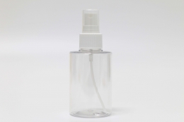 각진 스프레이 PET 120ml 원형 낮은 각투명용기★