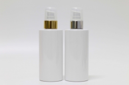 금속에센스펌프 PET 200ml 원형각백색용기