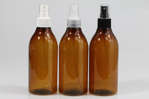 스프레이 PET 300ml 원추갈색용기