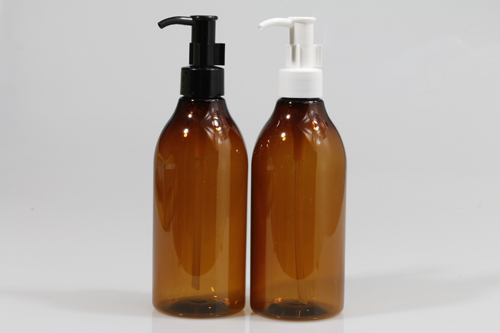오일펌프 PET 300ml 원추갈색용기