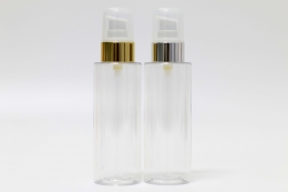 금속에센스펌프 PET 120ml 원형각투명용기