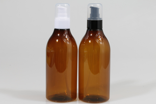 에센스펌프 PET 300ml 원추갈색용기