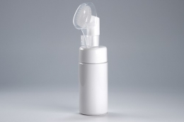 브러쉬형 거품펌프 PET 100ml 원형백색용기