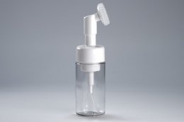 브러쉬형 거품펌프 PET 100ml 원형투명용기