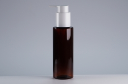 오일펌프(E형) PET 120ml 원형각갈색용기