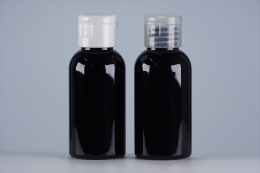 원터치캡 PET 50ml 원형검정용기(R)