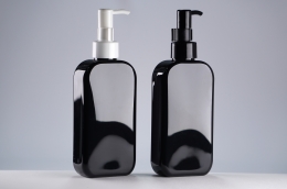 오일펌프 PET 200ml 사각납작검정용기(C)