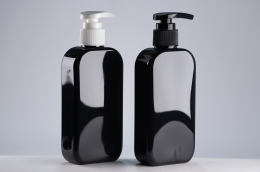 디스펜서(M2) PET 200ml 사각납작검정용기(C)