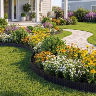 그린가드 튼튼 화단분리 철재 잔디엣지