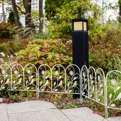 오스칼 철제 야외 정원 화단 울타리 가림막 (총250*50CM)